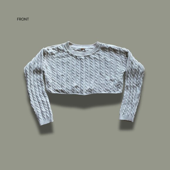 Knit Cropped Sweater - Picture 3 of 4